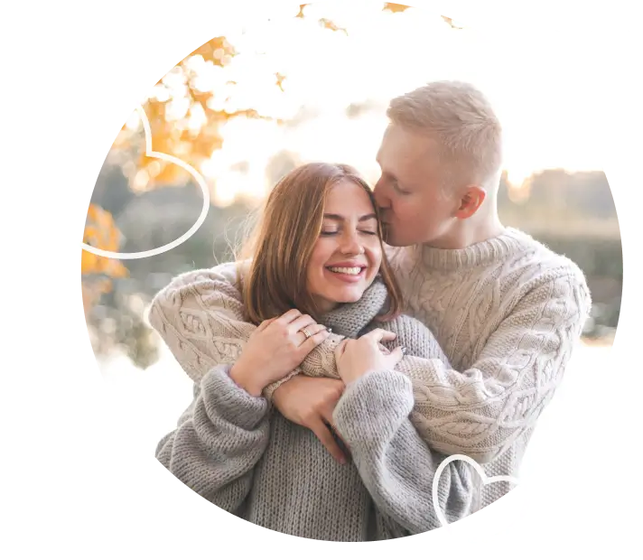 couple hugging
